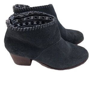 Toms Leather Booties Size 7.5